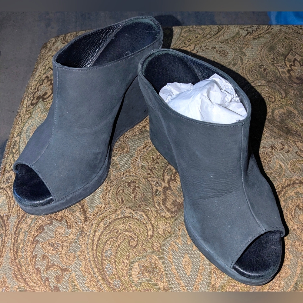 Cordani Black Wedge Shoes